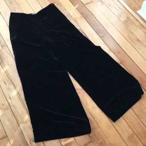 Elegant McQ velvet wide leg pants